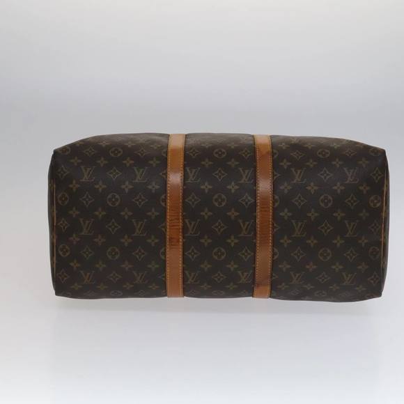 LOUIS VUITTON Monogram Keepall 50 Boston Bag M41426 LV Auth 111798 - Picture 5 of 16